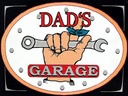 Holzschild 30x40 cm dad´s Garage Papas Werkstatt
