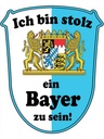 Holzschild 40x30 cm ich bin stolz ein Bayer zu sein