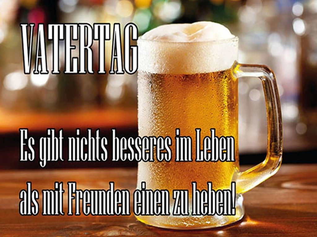 [LA-1792156-H] Holzschild 30x40 cm Vatertag nichts besseres Bier