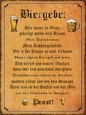 Holzschild 40x30 cm Bier Biergebet unser im Glase Prost