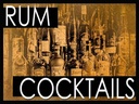 Holzschild 30x40 cm Alkohol Rum Cocktails