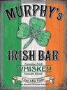 Holzschild 40x30 cm Alkohol Murphy´s Irish Bar Whiskey