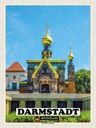 Holzschild 40x30 cm Darmstadt Russische Kapelle Bildmotiv Reisemotiv Abenteuer Reisen