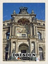 Holzschild 40x30 cm Dresden Zwinger Bildmotiv Reisemotiv Abenteuer Reisen