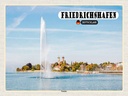 Holzschild 30x40 cm Friedrichshafen Fontaine Fluss