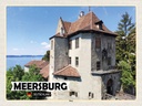 Holzschild 30x40 cm Meersburg Burg Bildmotiv Reisemotiv Abenteuer Reisen