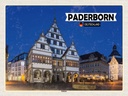 Holzschild 30x40 cm Paderborn Rathaus Altstadt Bildmotiv Reisemotiv Abenteuer Reisen