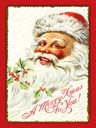 Holzschild 40x30 cm Santa Claus Fest Christmas