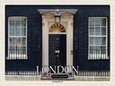 Holzschild 30x40 cm England UK Downing Street 10 Bildmotiv Reisemotiv Abenteuer Reisen