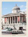Holzschild 40x30 cm London England UK National Gallery Bildmotiv Reisemotiv Abenteuer Reisen
