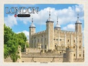 Holzschild 30x40 cm Tower of London United Kingdom Bildmotiv Reisemotiv Abenteuer Reisen