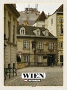 Holzschild 40x30 cm Wien Österreich Altstadt Bildmotiv Reisemotiv Abenteuer Reisen