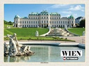 Holzschild 30x40 cm Wien Österreich Schloss Belvedere Bildmotiv Reisemotiv Abenteuer Reisen