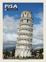 Holzschild 40x30 cm Pisa Schiefer Turm Italien Bildmotiv Reisemotiv Abenteuer Reisen