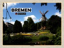 Holzschild 30x40 cm Bremen Deutschland Überseestadt Bildmotiv Reisemotiv Abenteuer Reisen