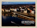 Holzschild 30x40 cm Dresden Deutschland Pieschen Bildmotiv Reisemotiv Abenteuer Reisen