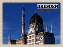 Holzschild 30x40 cm Dresden Deutschland Yenizde Bildmotiv Reisemotiv Abenteuer Reisen