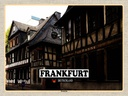 Holzschild 30x40 cm Frankfurt Bornheim Altstadt Bildmotiv Reisemotiv Abenteuer Reisen