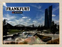 Holzschild 30x40 cm Frankfurt Hafenpark Skatepark Bildmotiv Reisemotiv Abenteuer Reisen