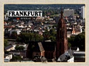 Holzschild 30x40 cm Frankfurt Kaiserdom Kirche Bildmotiv Reisemotiv Abenteuer Reisen
