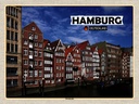 Holzschild 30x40 cm Hamburg Deichstraße Fluss