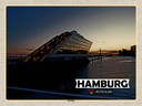 Holzschild 30x40 cm Hamburg Dockland Bildmotiv Reisemotiv Abenteuer Reisen