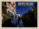 Holzschild 30x40 cm Hamburg Eppendorf Ausblick Fluss Bildmotiv Reisemotiv Abenteuer Reisen