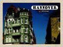 Holzschild 30x40 cm Hannover Nordstadt Gebäude Bildmotiv Reisemotiv Abenteuer Reisen