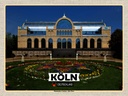 Holzschild 30x40 cm Köln Botanischer Garten Alte Flora Bildmotiv Reisemotiv Abenteuer Reisen