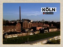 Holzschild 30x40 cm Köln Mülheim Industrie Fluss Bildmotiv Reisemotiv Abenteuer Reisen
