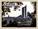 Holzschild 30x40 cm Leipzig Fockeberg Aussicht Bildmotiv Reisemotiv Abenteuer Reisen