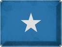 Blechschild 30x40 cm Somalia Flagge Fahne Wappen