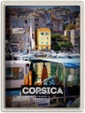 Blechschild 40x30 cm Corsica France Urlaubsort Meer Bildmotiv Reisemotiv Abenteuer Reisen Europa Urlaub