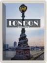 Blechschild 40x30 cm London United Urlaub Kingdom Retro Poster Bildmotiv Reisemotiv Abenteuer Reisen England
