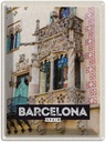 Blechschild 40x30 cm Barcelona Spain Architektur Tourismus Bildmotiv Reisemotiv Abenteuer Reisen Urlaub Häuser