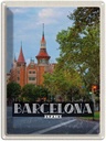 Blechschild 40x30 cm Barcelona Spanien Natur Innenstadt Bildmotiv Reisemotiv Abenteuer Reisen Urlaub