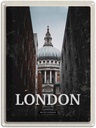 Blechschild 40x30 cm London UK Ausblick Panorama Bildmotiv Reisemotiv Abenteuer Reisen England Urlaub