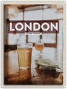 Blechschild 40x30 cm London UK Kingdom Corona Bildmotiv Reisemotiv Abenteuer Reisen England Urlaub