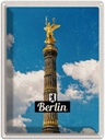 Blechschild 40x30 cm Berlin DESiegessäule Bildmotiv Reisemotiv Abenteuer Reisen Deutschland Urlaub