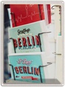 Blechschild 40x30 cm Berlin Deutschland Postkarte Bildmotiv Reisemotiv Abenteuer Reisen Urlaub