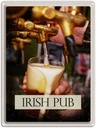 Blechschild 40x30 cm Irland Irisches Bier Tradition Alkohol Essen Trinken Bar Club