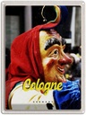 Blechschild 40x30 cm Köln Deutschland Karneval Verkleidung Bildmotiv Reisemotiv Abenteuer Reisen Urlaub