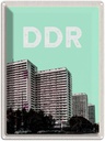 Blechschild 40x30 cm Deutschland DDR Urlaub Zeit Hochhäuser Krieg Bildmotiv Reisemotiv Abenteuer Reisen