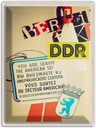 Blechschild 40x30 cm Berlin DDR Amerikanischen Sektor Armee Amerika USA
