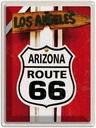 Blechschild 40x30 cm USA Los Amerika Urlaub Angeles Arizoa Route 66 Bildmotiv Reisemotiv Abenteuer Reisen
