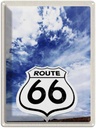 Blechschild 40x30 cm Amerika USA Urlaub Route 66 Straße Himmer Bildmotiv Reisemotiv Abenteuer Reisen