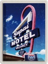 Blechschild 40x30 cm Amerika USA Urlaub Route 66 Supai Motel Bildmotiv Reisemotiv Abenteuer Reisen