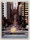 Blechschild 40x30 cm San Francisco USA Urlaub Straße Autos Stadt Bildmotiv Reisemotiv Abenteuer Reisen Amerika