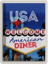 Blechschild 40x30 cm Amerika Los USA Urlaub Angeles Spielhalle Party Bildmotiv Reisemotiv Abenteuer Reisen