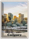Blechschild 40x30 cm Calgary Kanada EuropaSchnee Bildmotiv Reisemotiv Abenteuer Reisen Amerika USA Urlaub